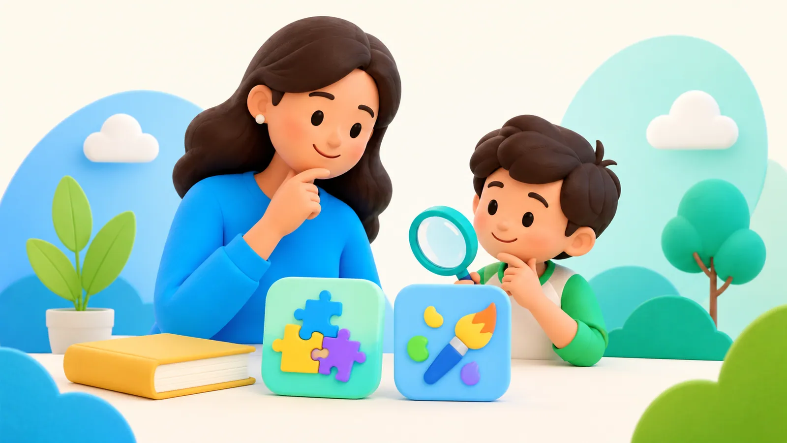 Family illustration: How to Choose Educational Apps Without Relying on the Label