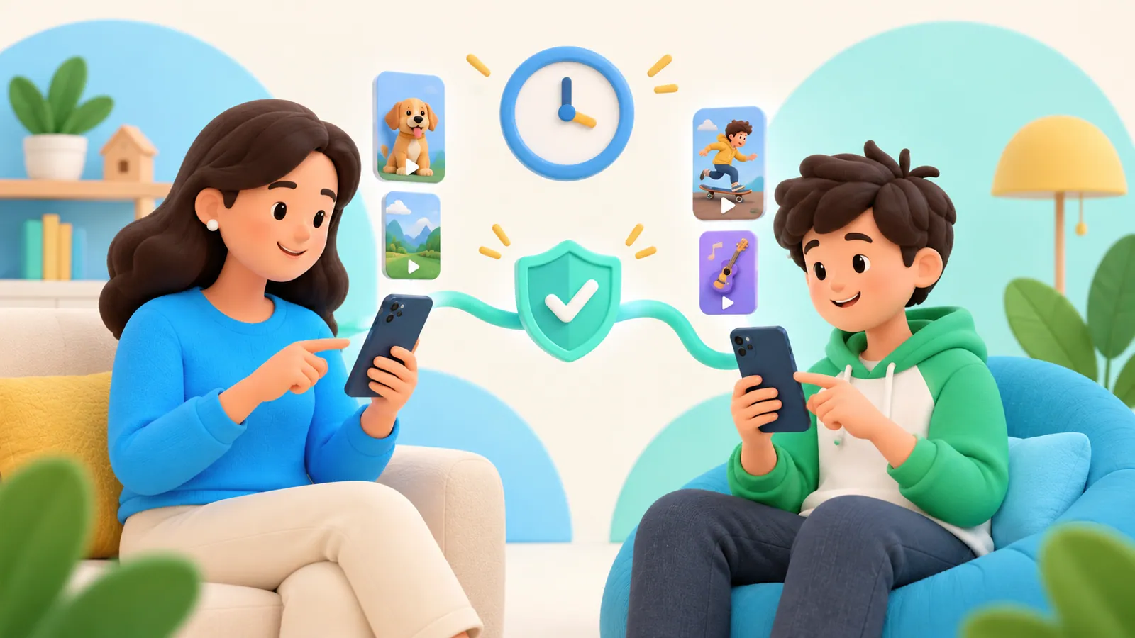 Family illustration: TikTok Family Pairing: What Parents Can Actually Manage