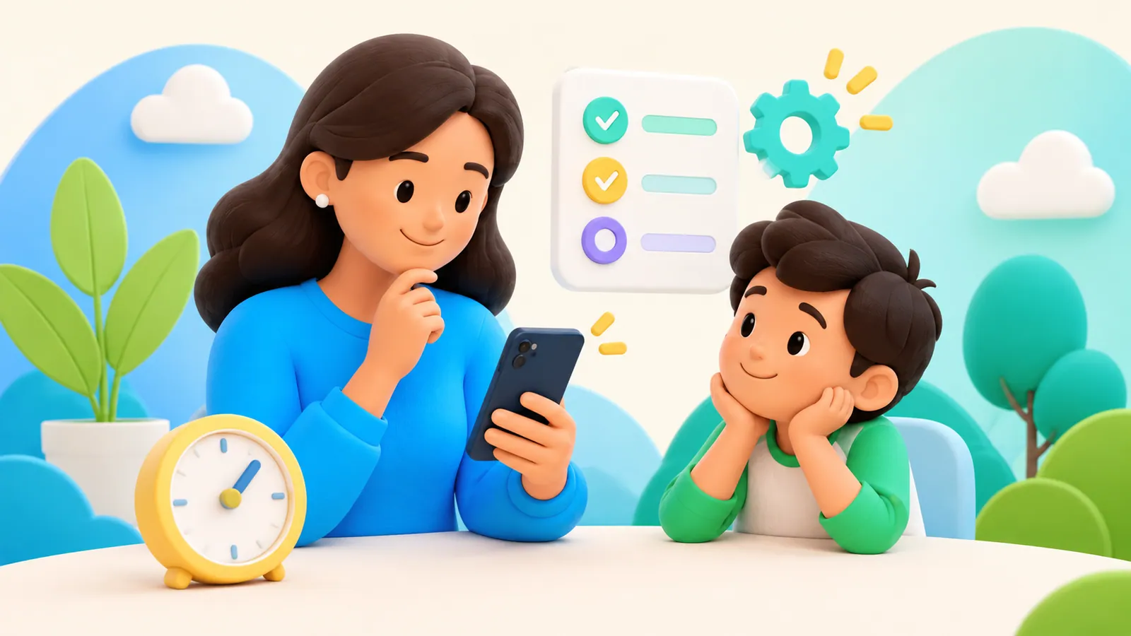 Family illustration: Apple Screen Time Not Working for Your Child?